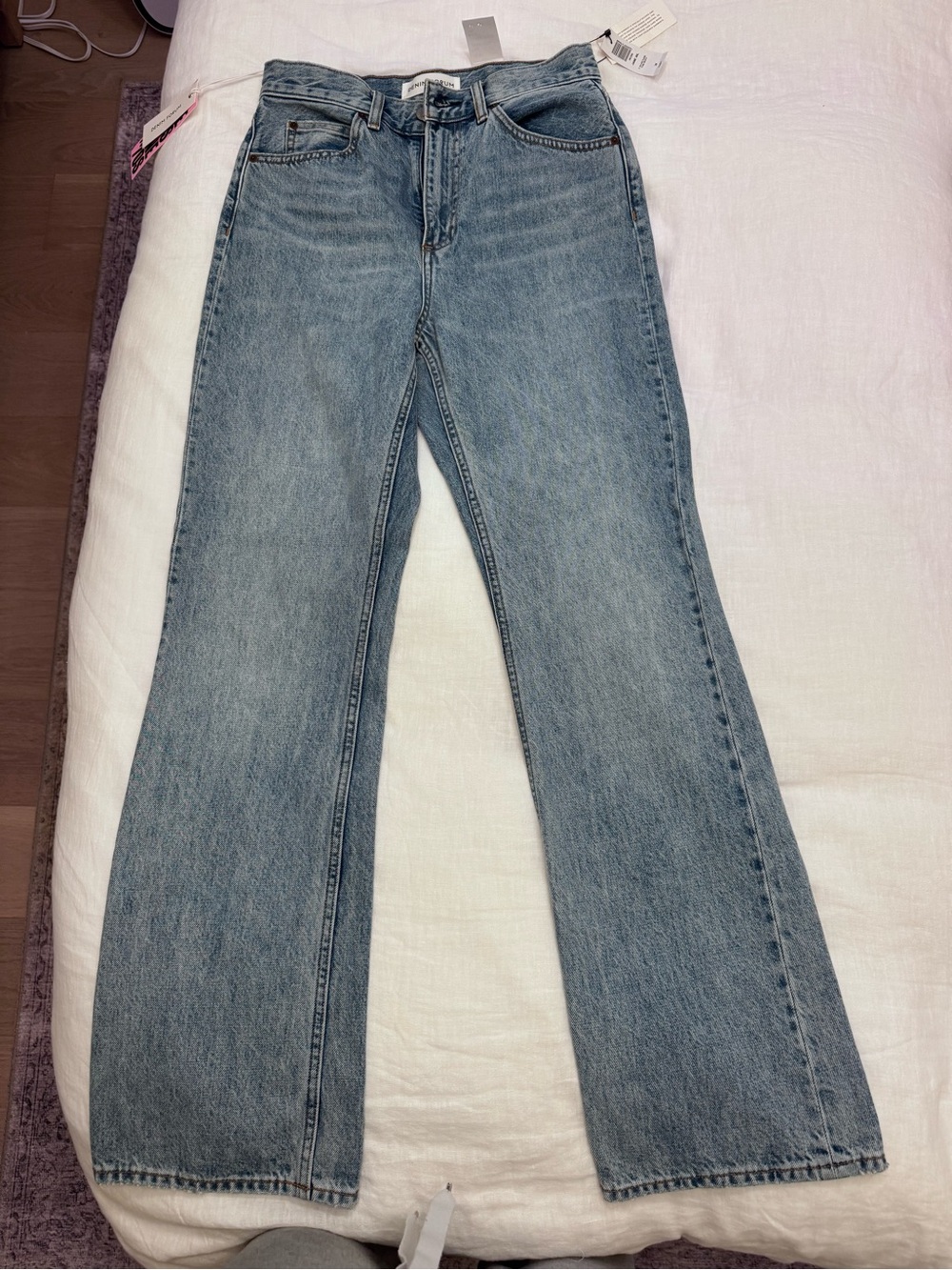 Denim Forum Light Blue Boot-Cut Jeans